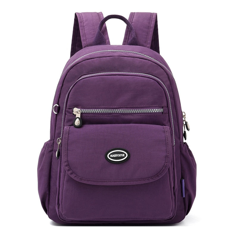 Fashion Women Backpack Waterproof School Backpacks for Teenagers Girls Nylon Cloth Shoulder Bag Ladies Travel Bookbag Mochilas