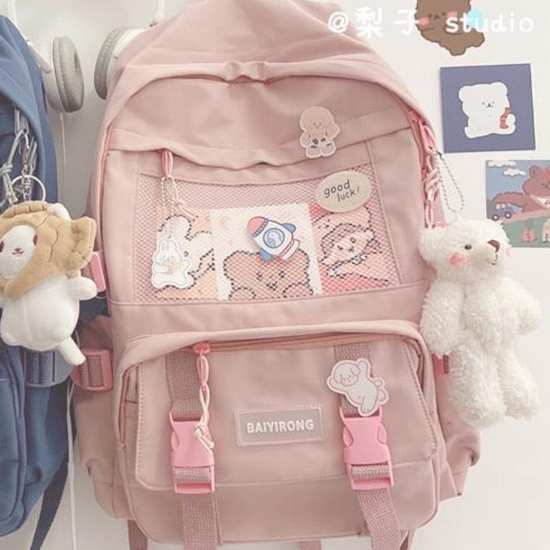 Female Travel Backpack Laptop Backpack Famous Brand College Black Retro Teenage Backpacks For Girls Mochila Feminina Schoolbag