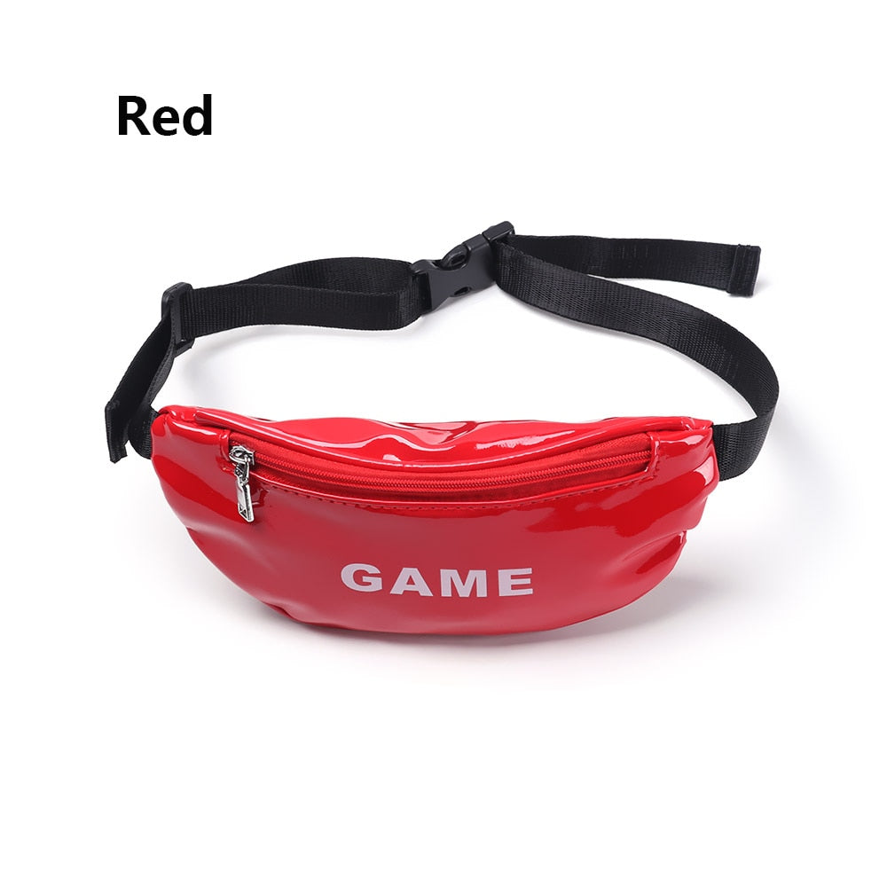 1Pcs New Hot Cute Colorful Children Waist Packs Kids Fanny Fashion Packs Boy Girl Money Crossbody Chest Belt Bag High Quality