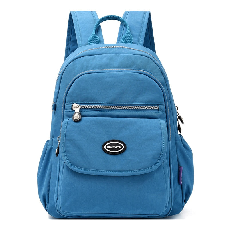 Fashion Women Backpack Waterproof School Backpacks for Teenagers Girls Nylon Cloth Shoulder Bag Ladies Travel Bookbag Mochilas