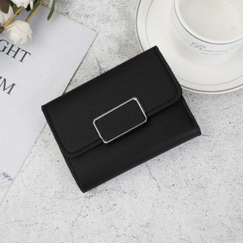 Fashionable New Women Long Wallets Pure Color Wool Ball Bow Clutch Bag Women's Long Bag Card Bag Coin Purse