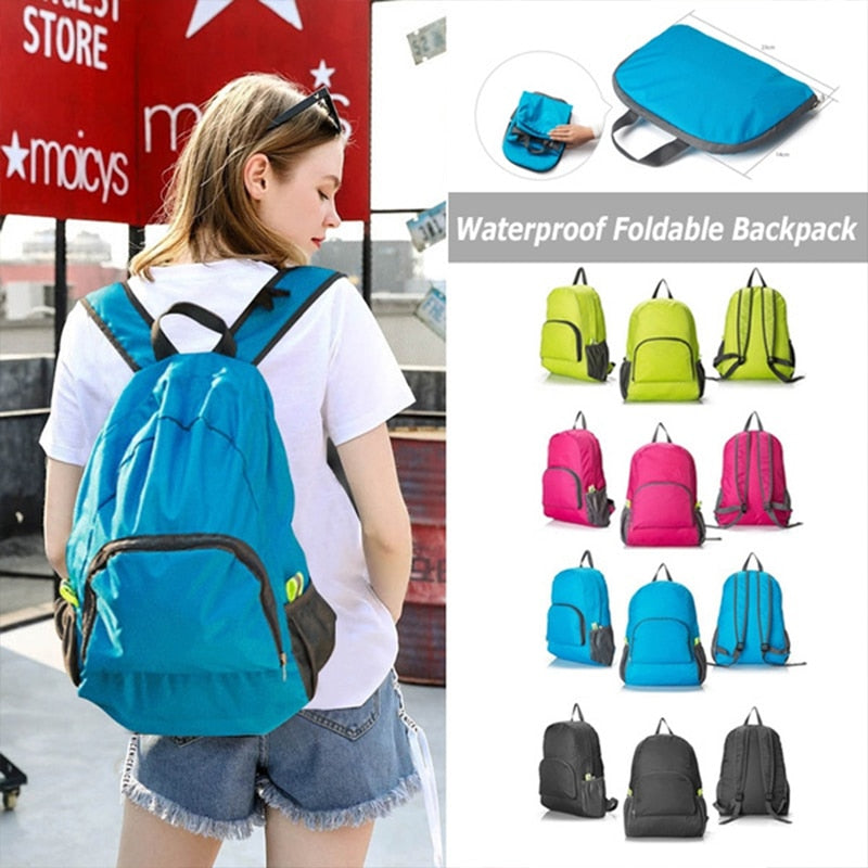Outdoor Bag Waterproof Sports Backpack Multifunctional Backpack Men Camping Bag Lightweight Foldable Women Travel Backpack