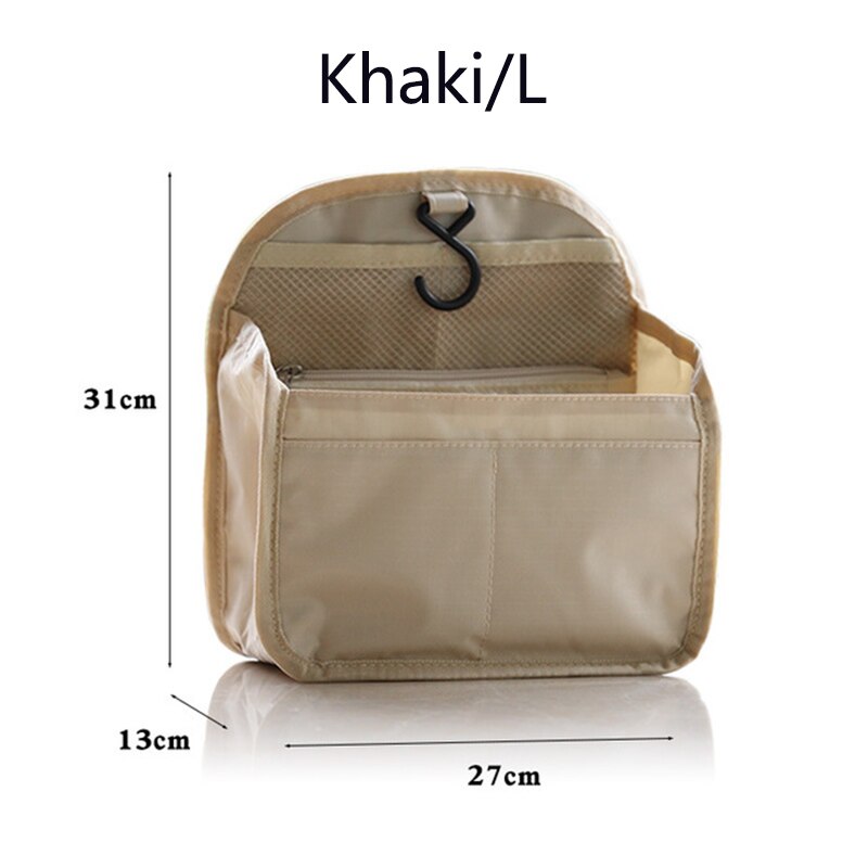 BAMADER Make-up Wash Organizer Bag Waterproof Oxford Cloth Backpack Insert lining Multifunction Portable Cosmetic Storage bag