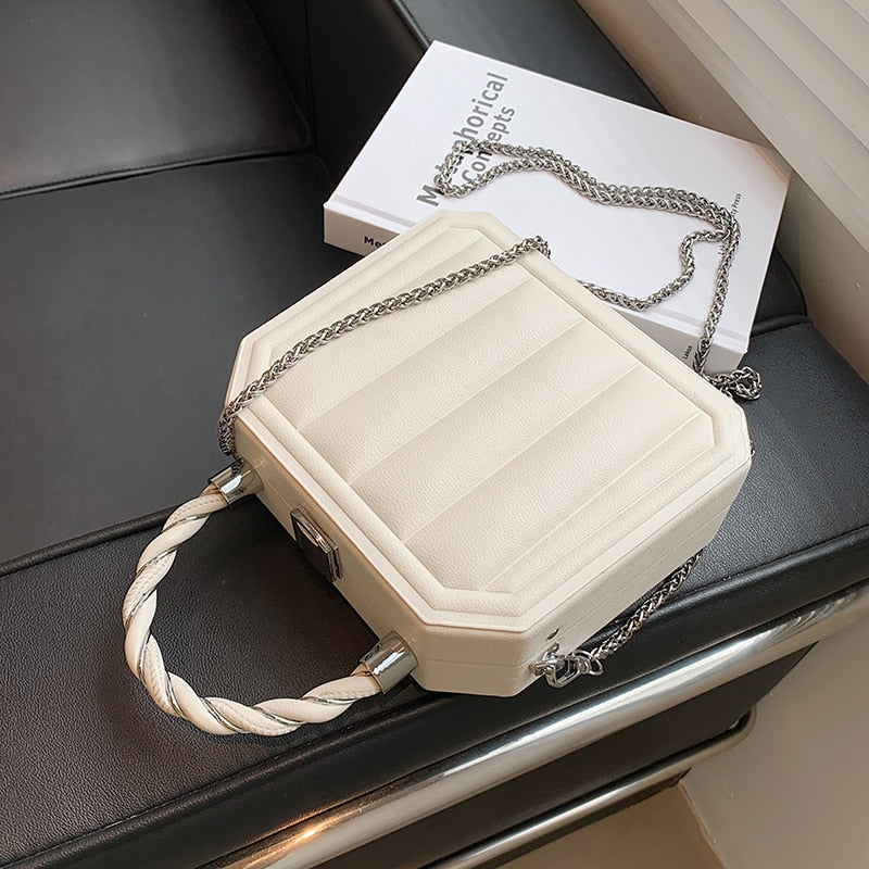 с доставкой Women Handbag Autumn New Crossbody Bags Fashion Brand Vertical Handle Simple Chain Shoulder Messenger Bag Sac