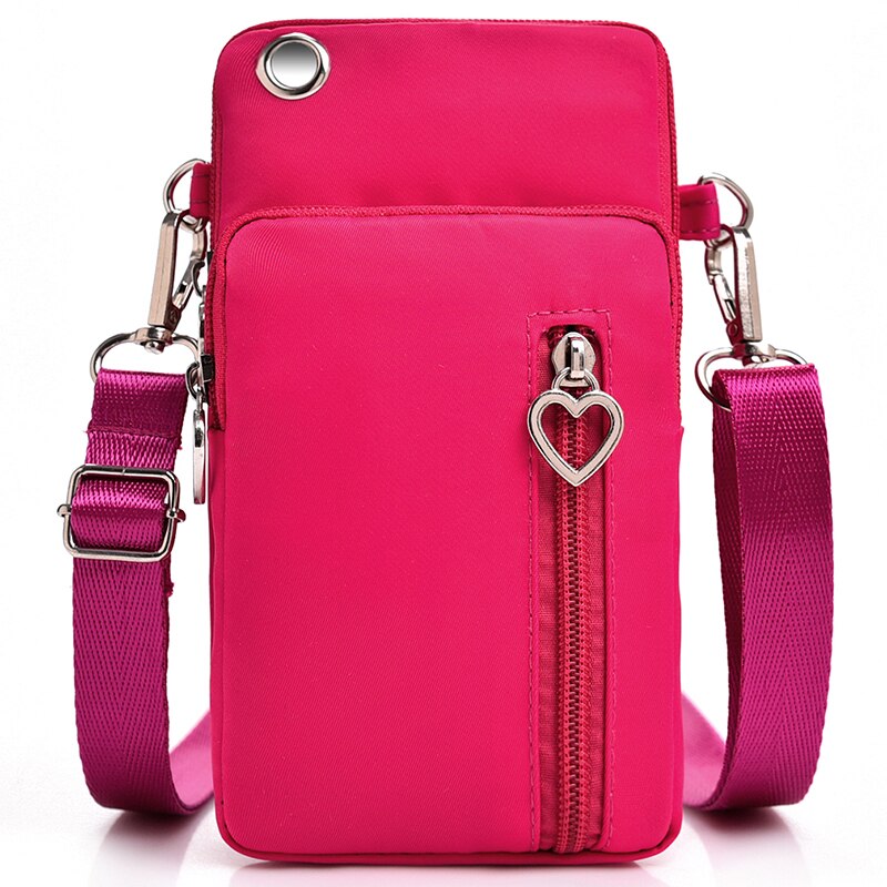 Woman Messenger Bag Mini Shoulder Bag Diagonal Multi-Function Mobile Phone Bag Outdoor Earphone Pouch Sports Bag
