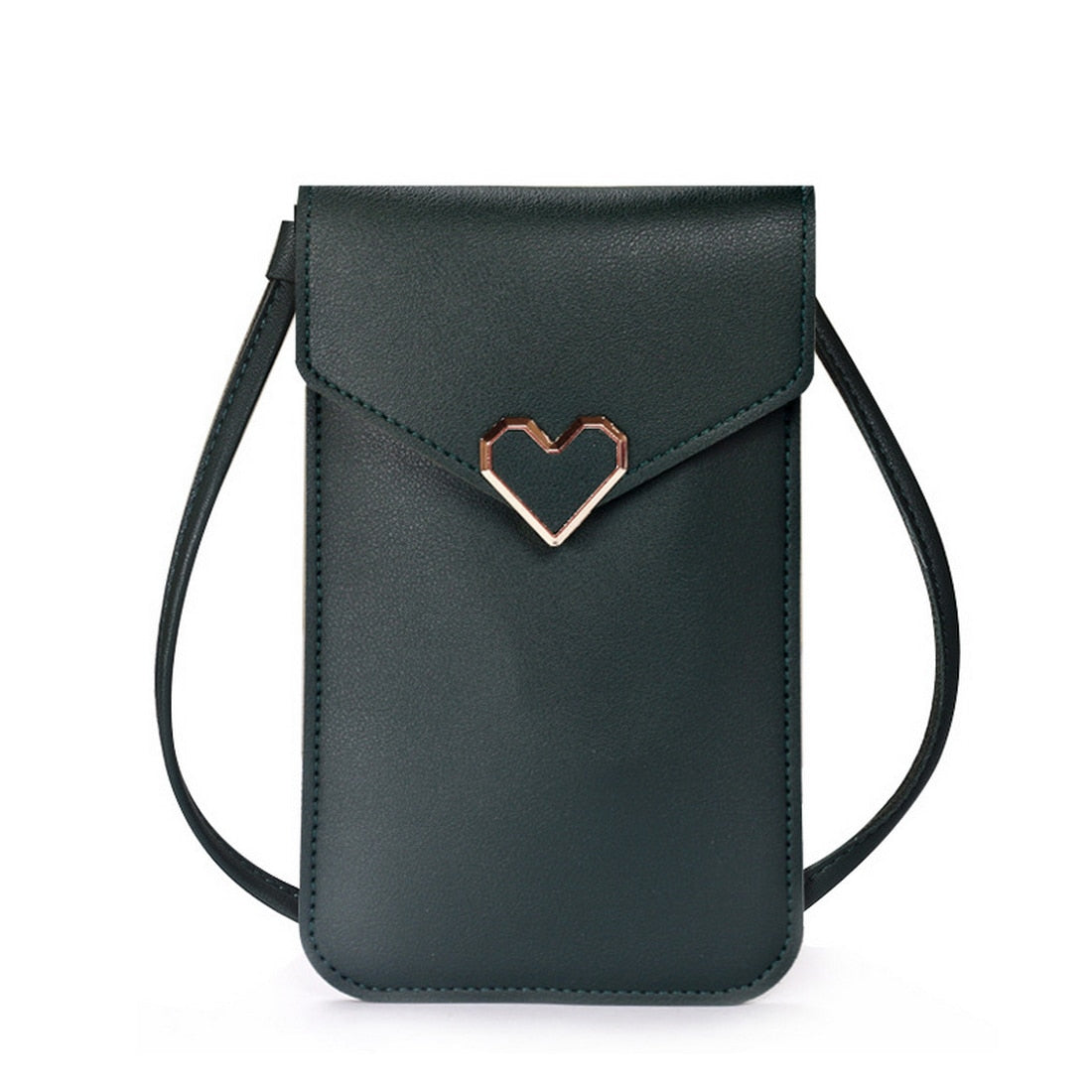 Touch Screen Cell Phone Purse Smartphone Wallet Leather Shoulder Strap Handbag Women Bag for Iphone X S10 Huawei P20