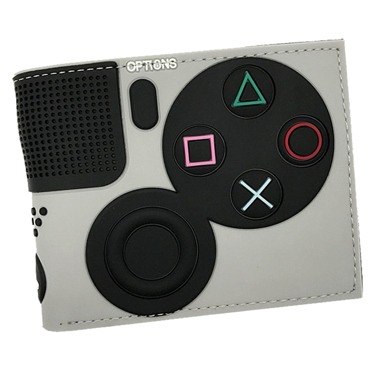 3D Touch Games Playstation Purse Anime Cartoon PVC Wallets for Students Boy Girl Money Coin Holder Short Wallet