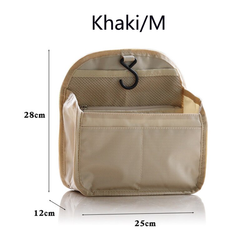 BAMADER Make-up Wash Organizer Bag Waterproof Oxford Cloth Backpack Insert lining Multifunction Portable Cosmetic Storage bag