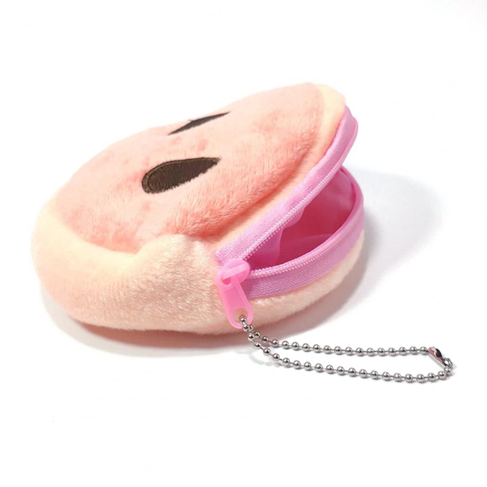 1Pcs Cartoon Mini Pig Nostril Pig Plush Butt Coin Purse Plush Toy Lovely Student Stuffed Animals Hand Bag Keychain Bags for Gift