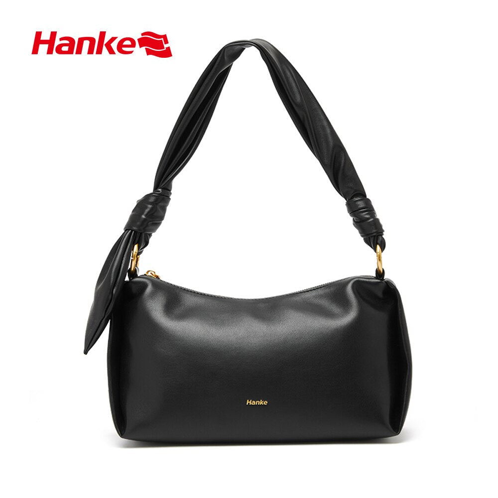 Hanke Brand New Design Genuine Leather Women Bag One Shoulder Handbag Natural Cowhide H31020