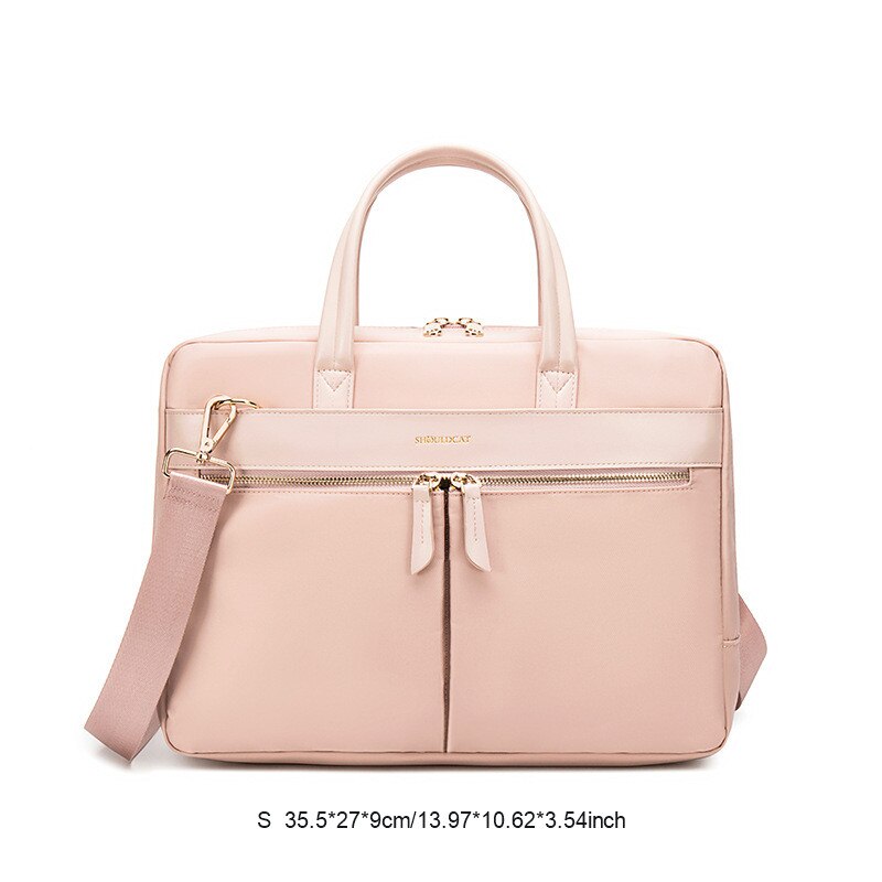 OYIXINGER Women's Briefcase Business Tote Messenger Bags For Female A4 Document Storage 13 14 15 Inch Laptop Bag For Macbook Hp