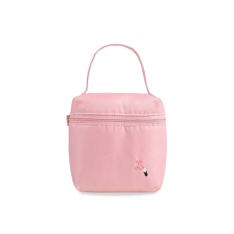 1 Pc Mini Makeup Bag Lipstick Storage Pouch Women Cute Small Cosmetic Make up Bags Portable Girl Travel Organizer Beauty Case