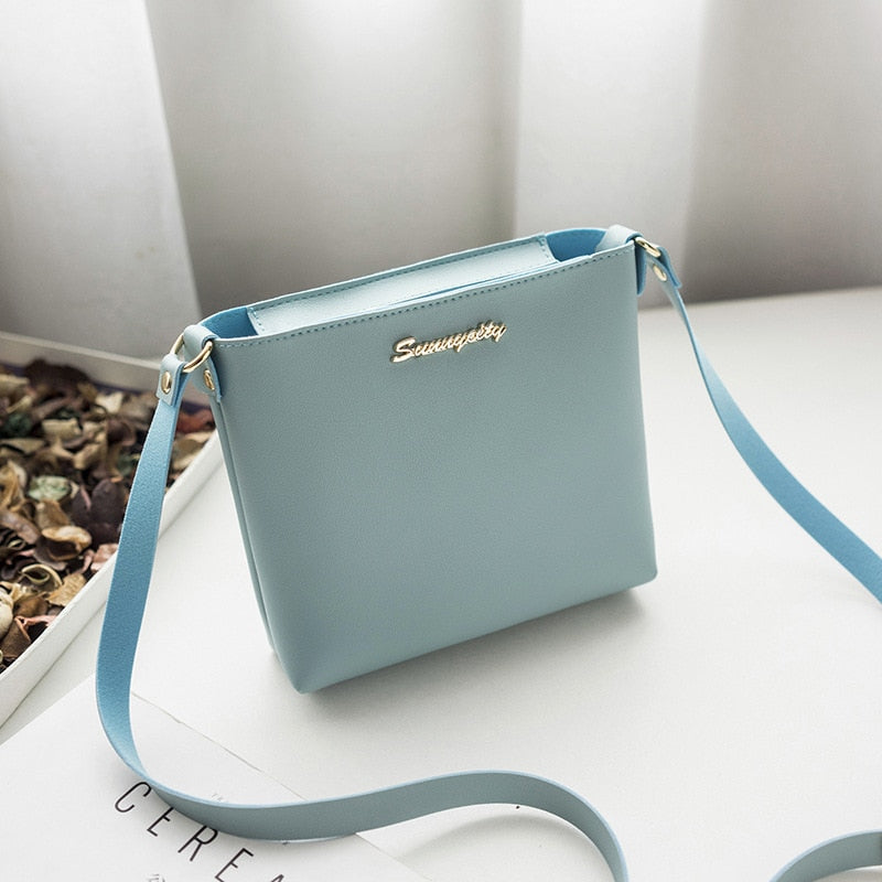 Fashion Casual Phone Coin Shoulder Bag Small Women PU Leather Messenger Bags Solid Clutch Zipper Crossbody Mini Bag