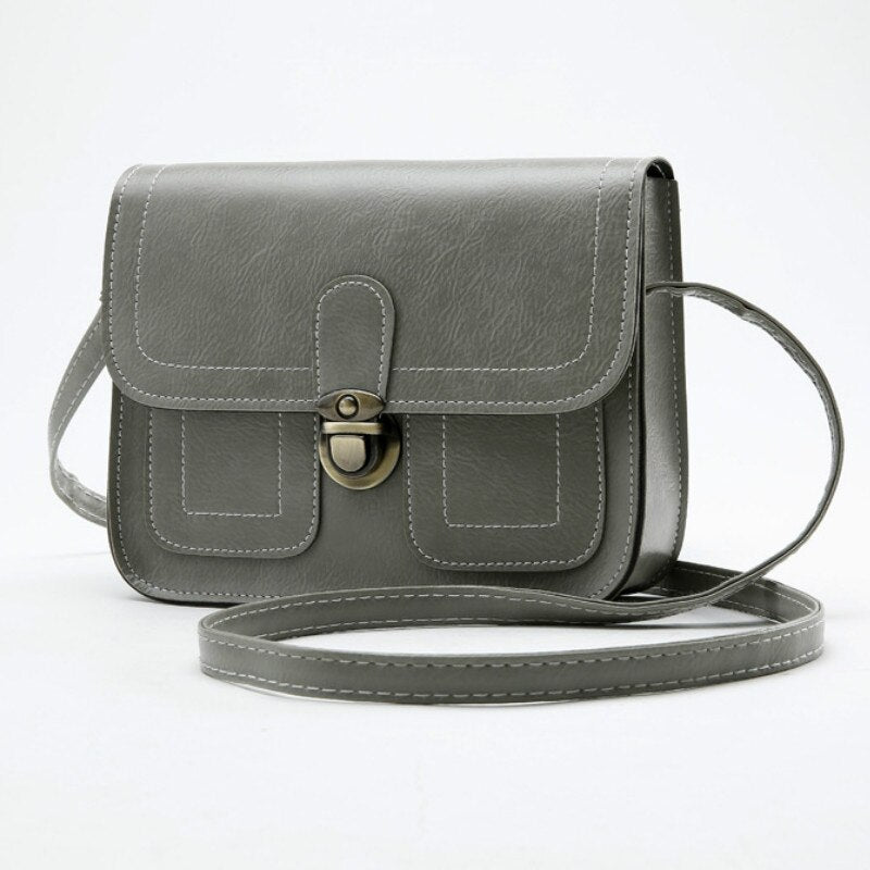 New Korean Version The Small Square Women Bag Fashion Handbags Retro Shoulder Bag Messenger Bag Mobile Phone Bag