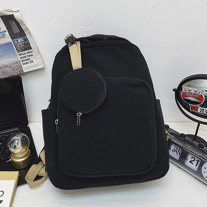 New Green Leisure Backpack Teen College Student Girl Bookl Bag Boy Travel Rucksack Fashion Women's School Bag Female Mochila