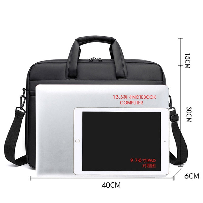 Men's bag Briefcase oxford laptop bag shoulder notebook case bag for macbook Air Pro men shoulder handbag