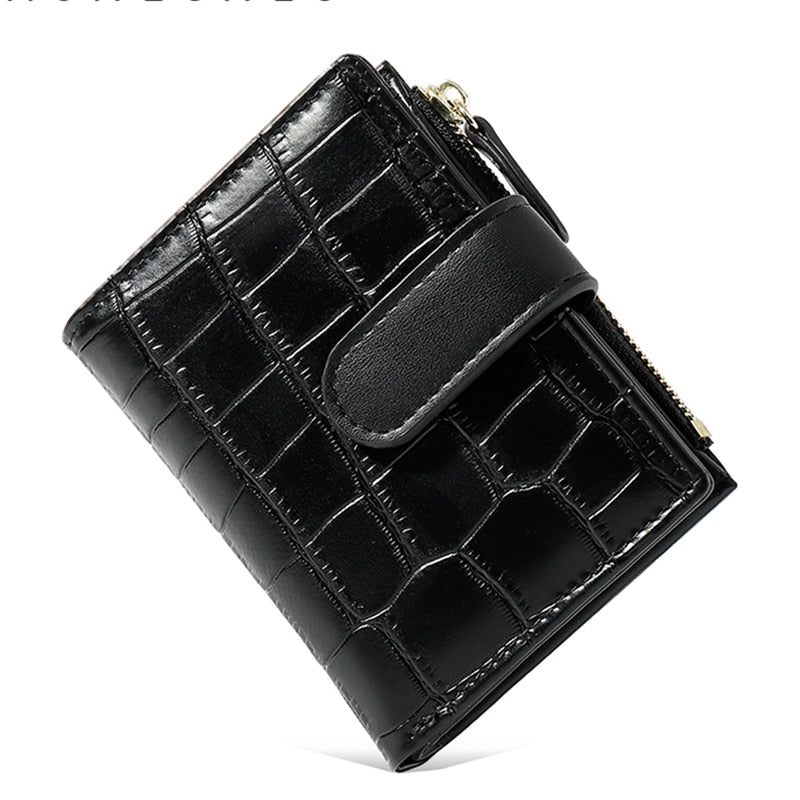 Fashion Stone Pattern Small Wallets PU Leather Coin Pures Ladies Popular Card Holder Mini New Design Standard Purses For Women