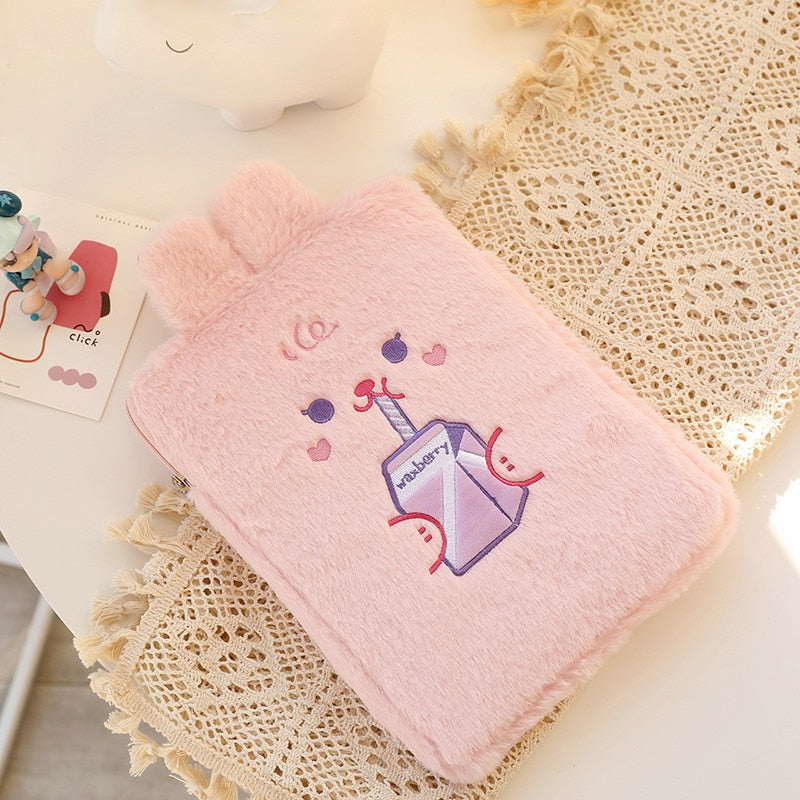 11 Inch Laptop Tablet Case For Cute Cartoon Bear Rabbit Design Mac IPad Pro 9.7 10.5 10.8 10.9 Inch Korea Ipad Sleeve Bag Pouch