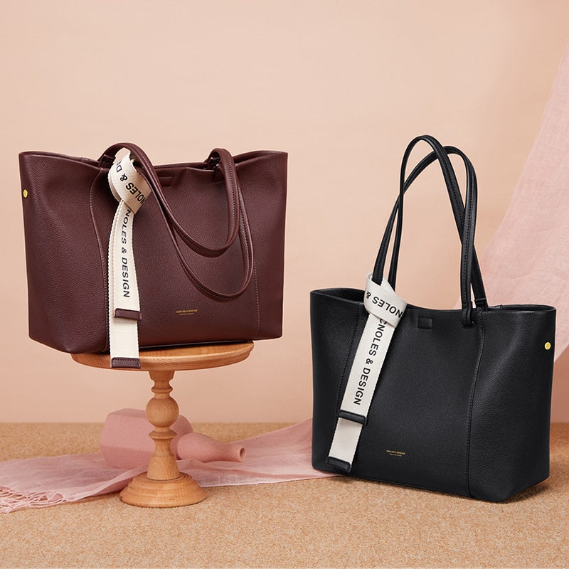 Cnoles Fashion Women Bucket Shoulder Bag Female Split Cow Leather Large Capacity Tote Bag Lady Handbags Messenger Bags