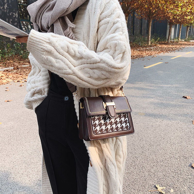 Shoulder Bag Crossbody Bags for Women Luxury Women Bag Handbag Retro Purse All-match Wide Shoulder Strap Fashion New PU Leather