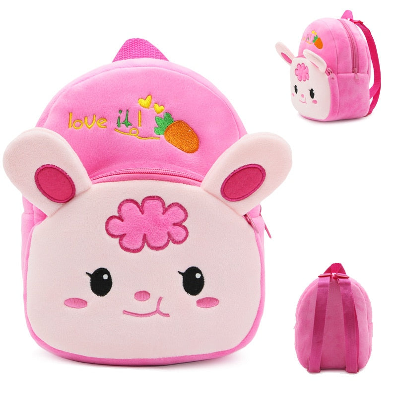 Mini Cartoon Kids Plush Backpacks Baby Toy Schoolbag Student Kindergarten Backpack Cute Children School Bags for Girl Schoolbag