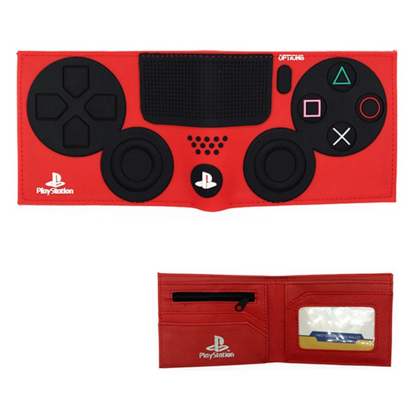 3D Touch Games Playstation Purse Anime Cartoon PVC Wallets for Students Boy Girl Money Coin Holder Short Wallet
