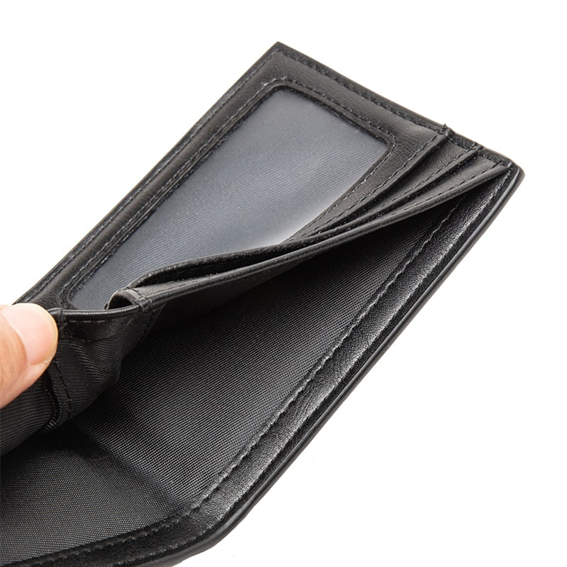 Zovyvol Business Men Wallets Rfid Credit Card Holder Money Bag Pu Leather Slim Wallet Purse Purse High Quality Carteira