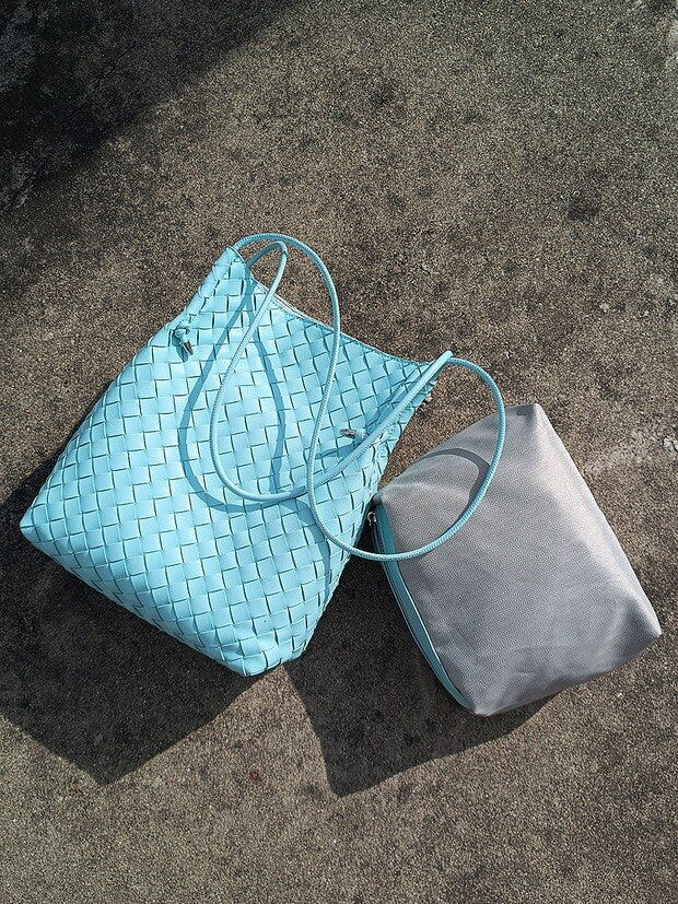 Weave Tote Bucket Bag New High-quality Women's Luxury Brand Designer Handbags Travel Shoulder Bag Phone Purses Braided Bag