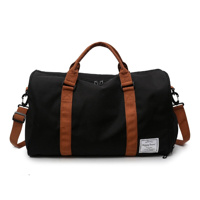 Travel Bag Short Tour Weekender Sports Gym Duffel Bag Water-Resistant Suitcase Luggage Shoulder Bag with Shoes Compartment