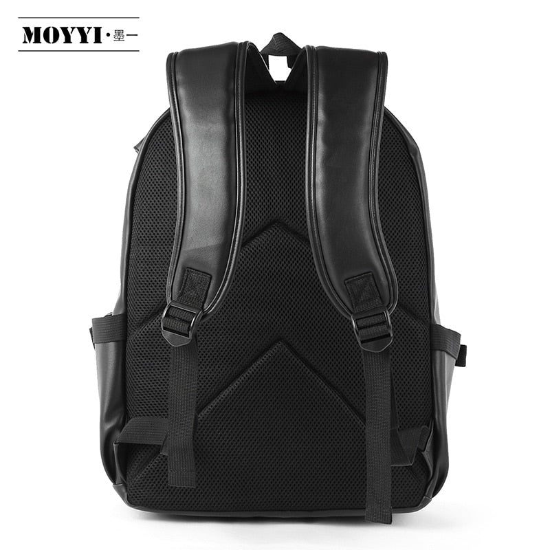 Stylish Women's BackpacksHhigh-End Leather Waterproof And Breathable Shoulder Bag For Teenagers Csual Travel Black Backpack