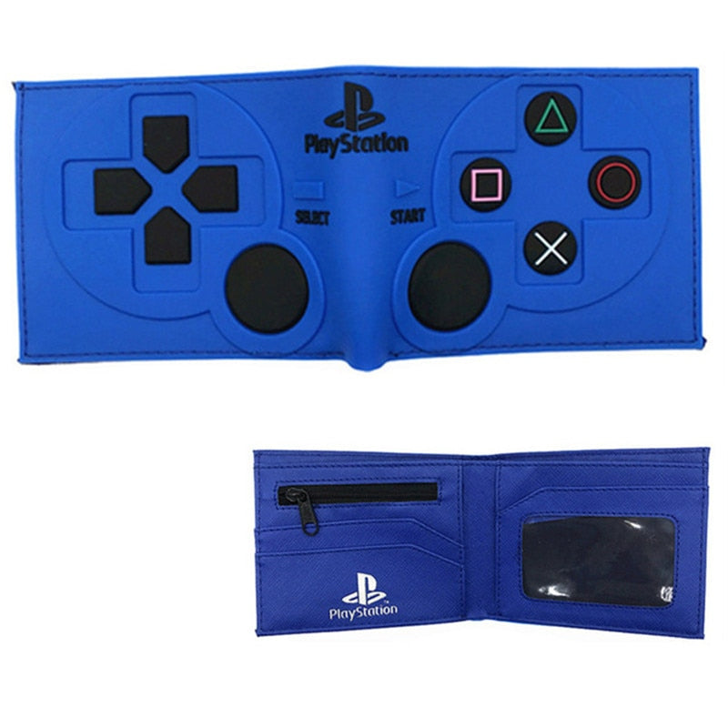 3D Touch Games Playstation Purse Anime Cartoon PVC Wallets for Students Boy Girl Money Coin Holder Short Wallet