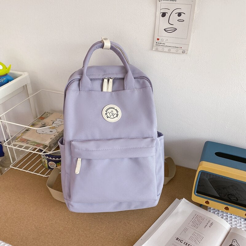 DCIMOR New Waterproof Nylon Women Backpack Female Multifunction Travel Bag Teenager Girls Korean Style Schoolbag Student Bookbag
