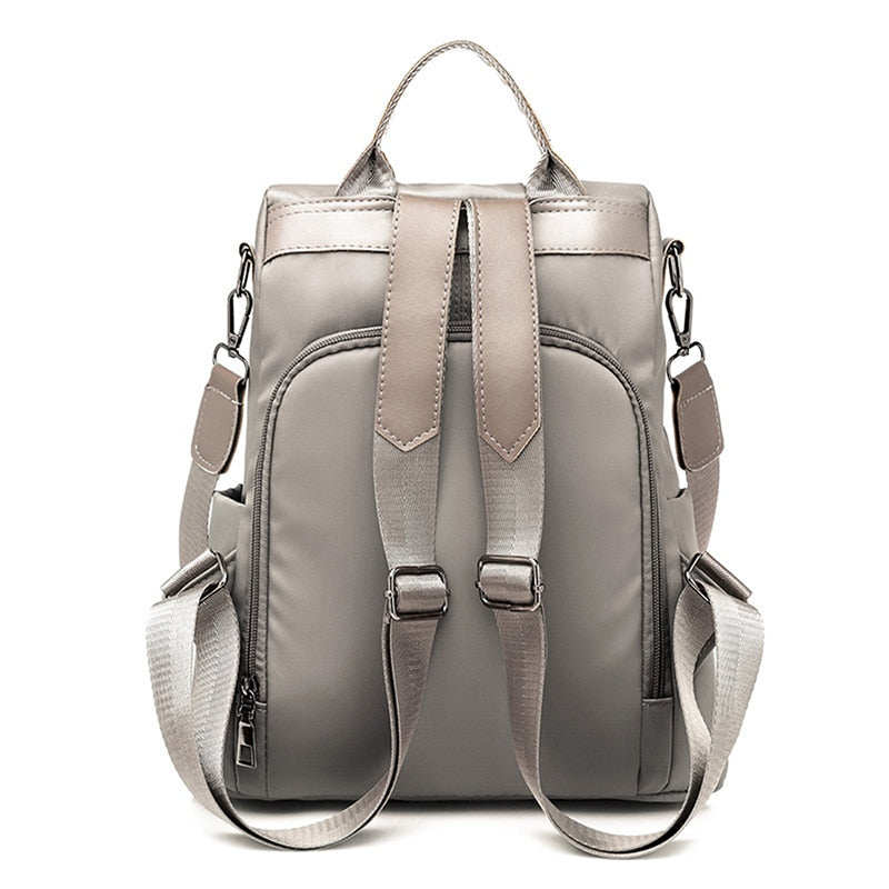 Women's Backpack PU Leather Backpacks Waterproof Rucksack Vintage School Bags For Girls Mochila Mujer Casual Bolsas Feminina