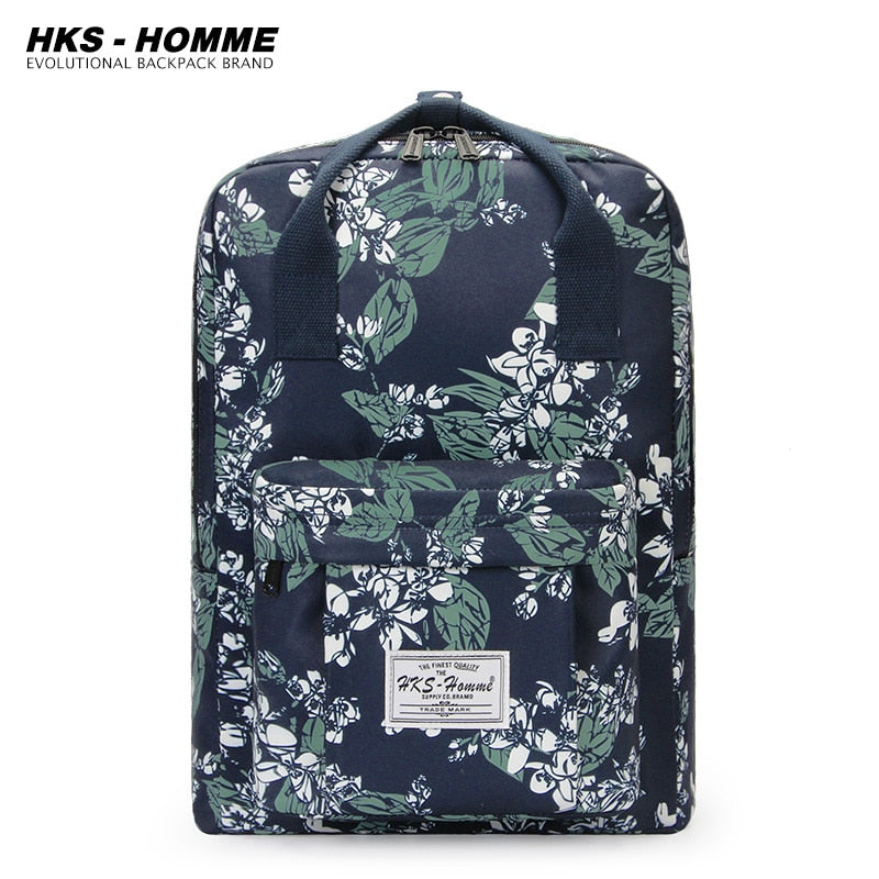 Fashion Women Backpack for School Teenagers Girls Stylish School Bag Ladies Canvas Fabric Backpack Female Bookbag laptopbag
