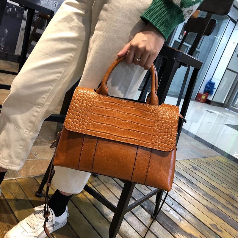 High Quality Women Bags Luxury Handbags Designer Fashion Casual Tote Genuine Cow Leather Lady Shoulder Bag Crossbody New