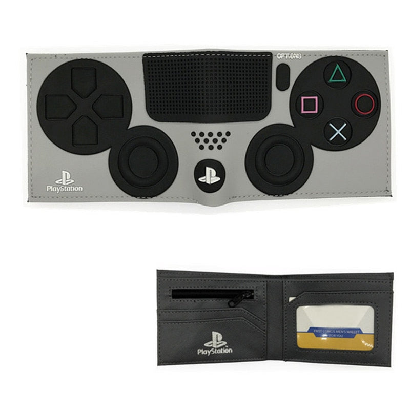 3D Touch Games Playstation Purse Anime Cartoon PVC Wallets for Students Boy Girl Money Coin Holder Short Wallet