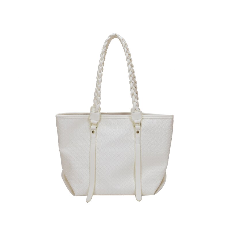 Knitting Shoulder Bags for Women Solid Black Totes Classic Elegant Package Luxurious Casual Handbags New Women Bags