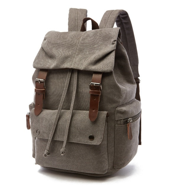 vintage Canvas Laptop Backpack For Men Women School Mochila Feminina Fashion Anti-Theft Women Travel Backpacks School Backpack