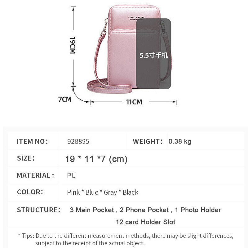Pink Women Hand Bag Designers Luxury Handbags Women Shoulder Bags Female Phone Bags Small Ladies Fashion Brand Handbag New