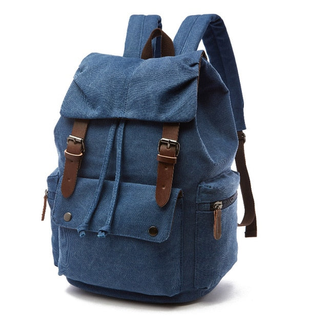 vintage Canvas Laptop Backpack For Men Women School Mochila Feminina Fashion Anti-Theft Women Travel Backpacks School Backpack