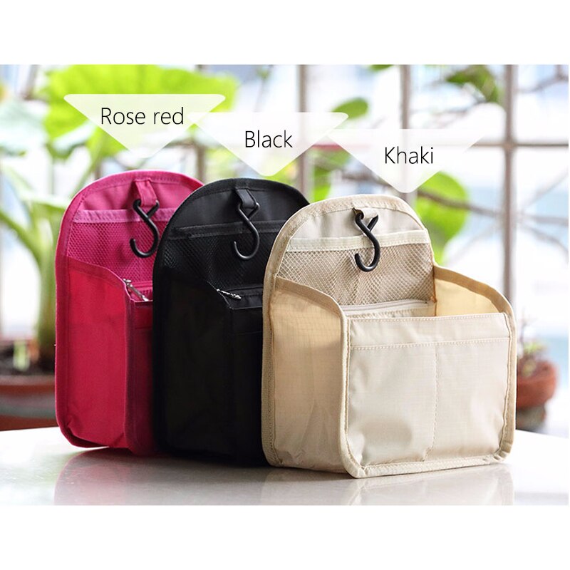 BAMADER Make-up Wash Organizer Bag Waterproof Oxford Cloth Backpack Insert lining Multifunction Portable Cosmetic Storage bag