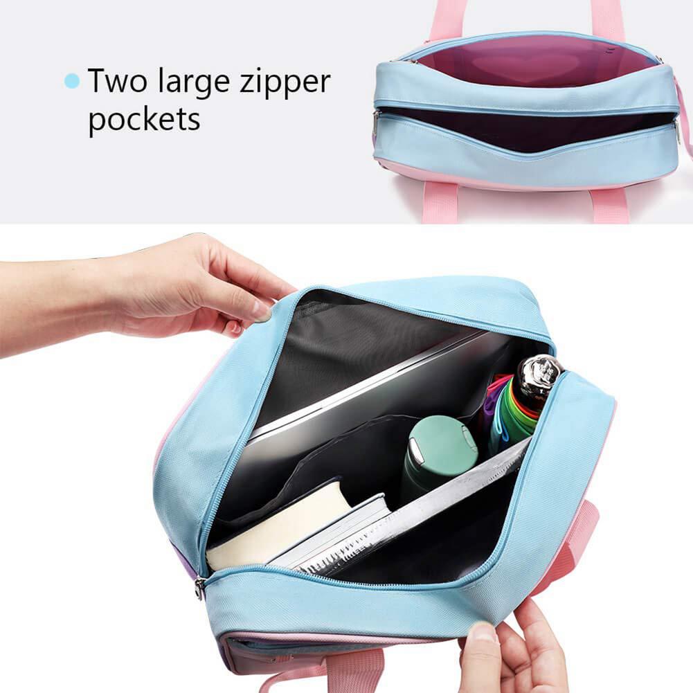 Japanese Preppy Style JK Pink Uniform Shoulder School Bags For Women Girls oxford Large Capacity Casual Luggage Handbags Tote