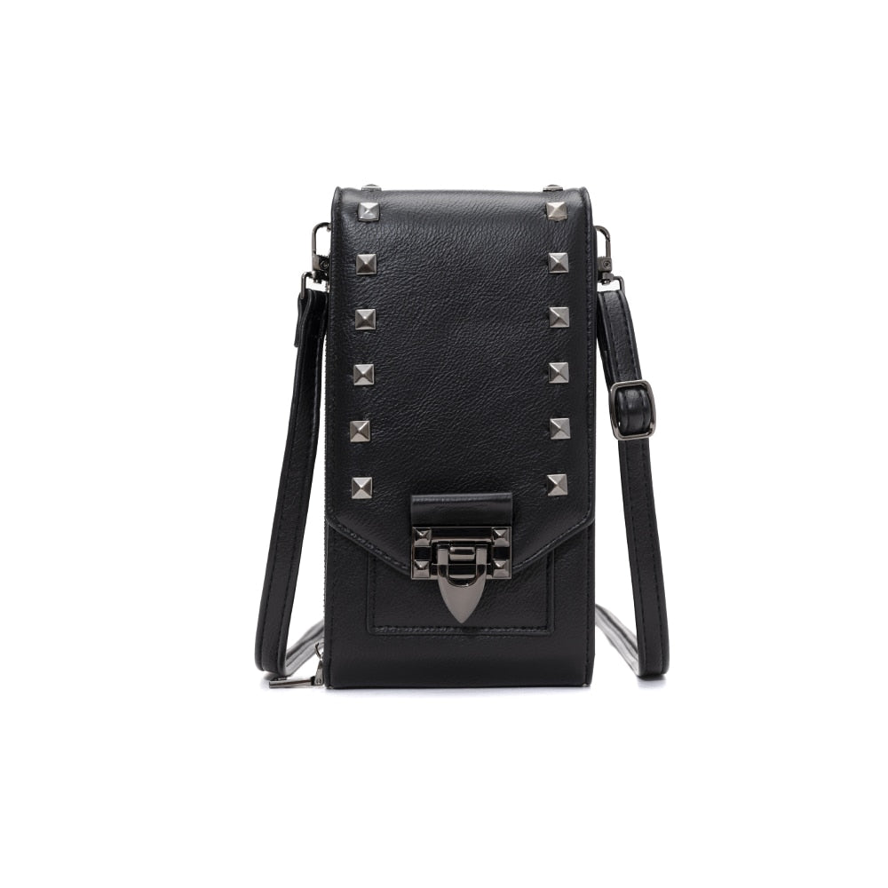New Trend Messenger Bag For Women Shoulder Phone Wallet Crossbody Coin Purse Ladies PU Leather Hang Mobile Pocket Female Handbag