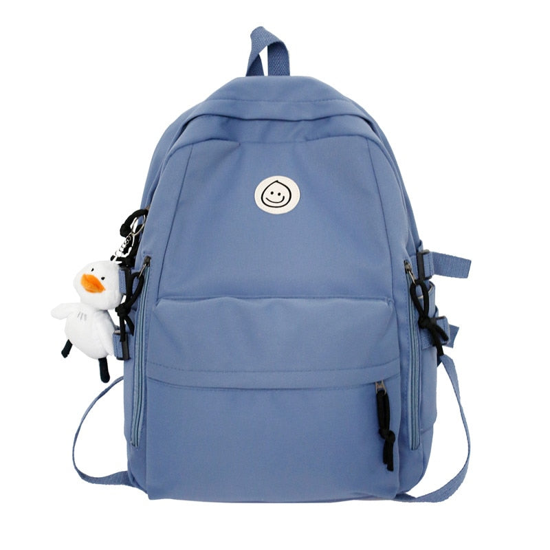 New Multi-Pocket Female Backpack Book School Bag for Teenage Girls Boys Student Women's Travel Rucksack Small Or Big Size