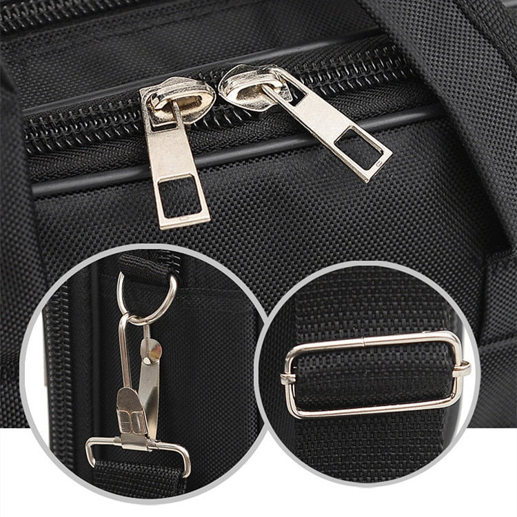 Men's Business Briefcase Weekend Travel Document Storage Bag Laptop Protection Handbag Material Organize Pouch Accessories Items