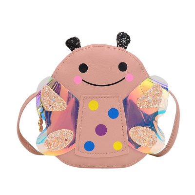 Lovely Children's PU Leather Red Messenger Bag Cute Girls Cartoon Shoulder Bags Princess Accessories Mini Coin Purse Handbags