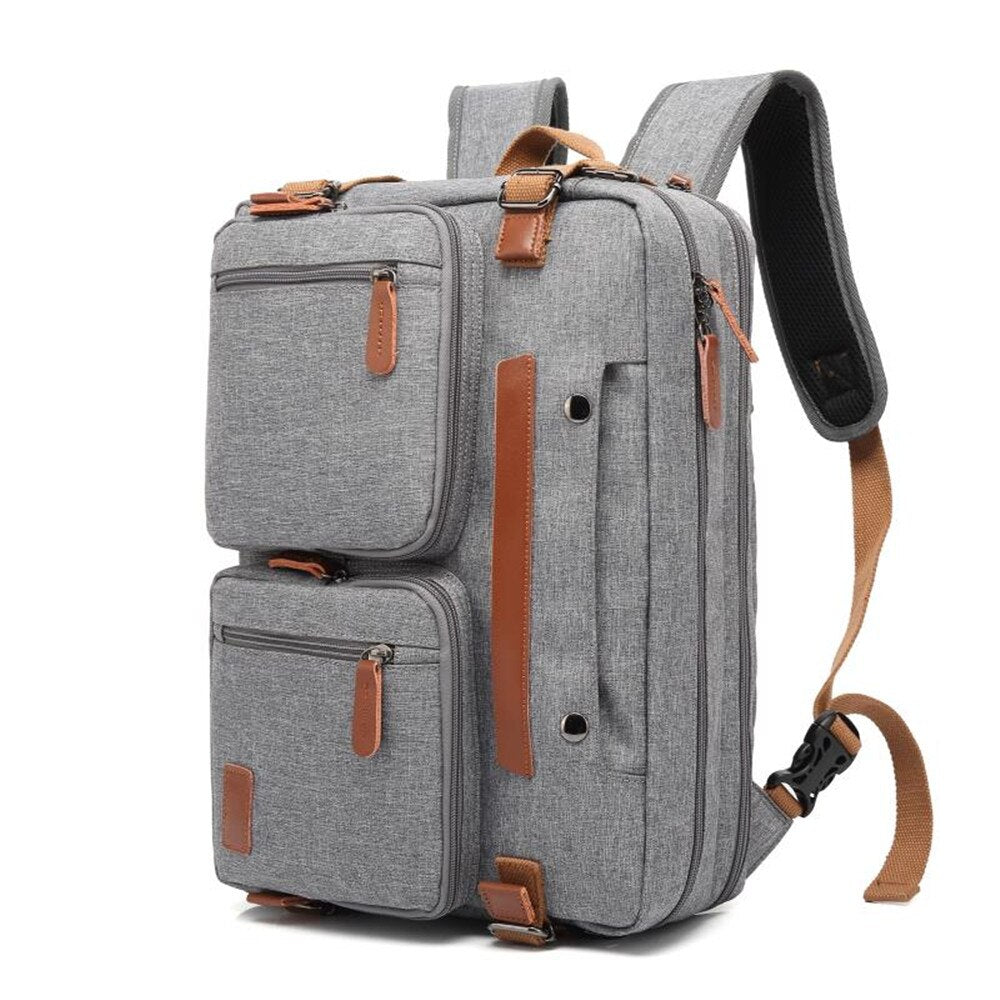 COOLBELL Convertible Backpack Messenger Shoulder Backpack 15.6/17.3 Inch Laptop Case Handbag Business Travel Rucksack Backpack