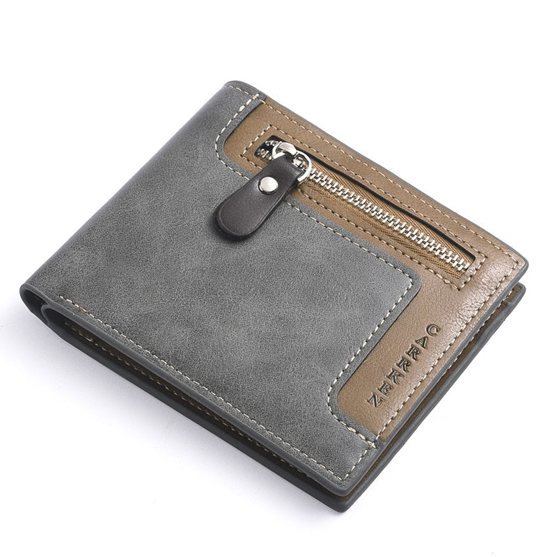 Fashion Brand Wallet Men Leather Men Wallets Purse Short Male Clutch Leather Wallet Mens Money Bag Quality Guarantee