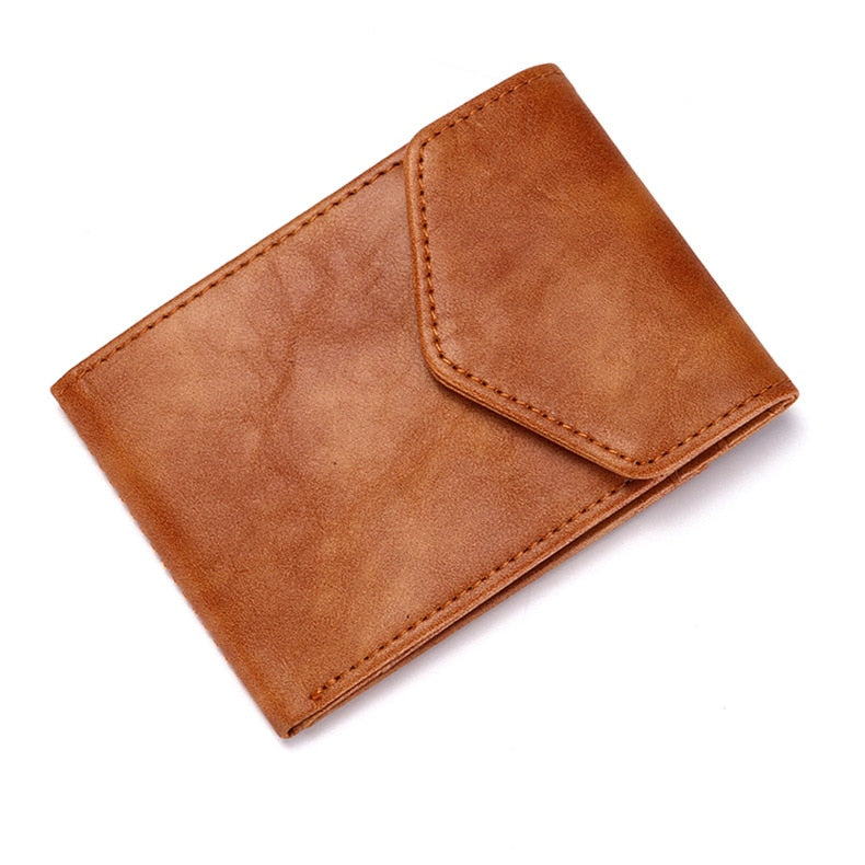 Fashion RFID Wallet Women Men Mini Ultrathin Leather Wallet Slim Wallet Coins Purse Credit ID & Card Holders Card Cases