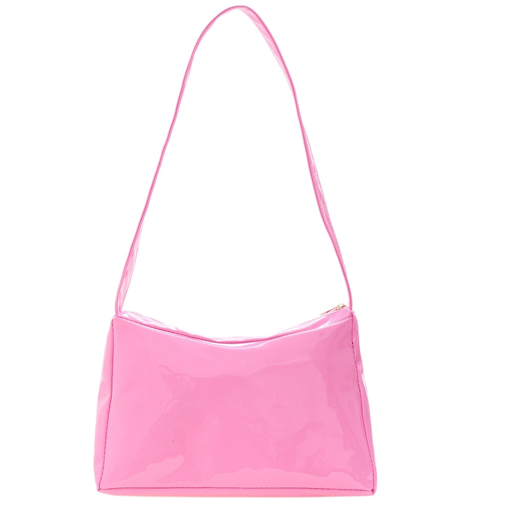 Fashion Casual Women Underarm Bag Solid Color Shopping Shoulder Handbags Elegant Ladies Versatile Women Bag